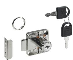 Ключалка за мебели с 2 бр. ключове D21мм
