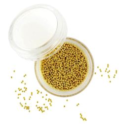 Мини перли - Caviar - Злтисто - 0,7мм - 20 гр.