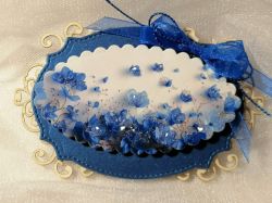 Композиция - Перлено синьо