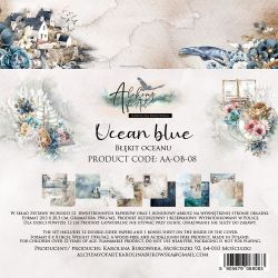 Комплект дизайнерска хартия - Ocean Blue - 12 листа