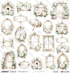 Дизайнерскa хартия - Simple Story 4 – Elements 12 - 1 лист