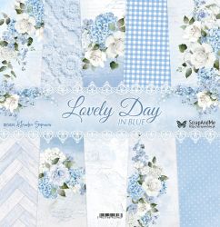 Дизайнерскa хартия - Lovely Day In Blue - 5 листа