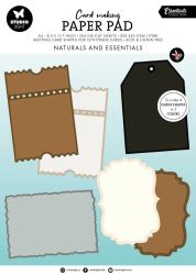 Комплект с базисни форми за основи на картички 17,80 х 12,70 см - Naturals and Essentials - А4 - 20 листа