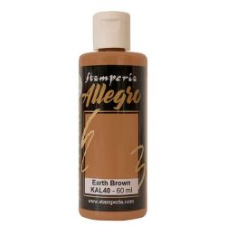 Акрилна боя Stamperia Allegro - Earth brown - 60 мл.