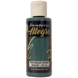 Акрилна боя Stamperia Allegro - Petroleum green - 60 мл.
