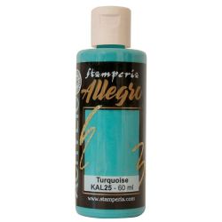 Акрилна боя Stamperia Allegro - Turquoise - 60 мл.
