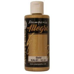 Акрилна боя Металик Stamperia Allegro - Gold - 60 мл.