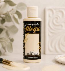 Акрилна боя Stamperia Allegro - Ivory - 60 мл.