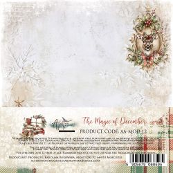 Комплект дизайнерска хартия - The Magic of December - 24 листа