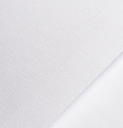 Картон - Pure White ( OPALE Fabric ) Лен - A4 - 300 g/m²