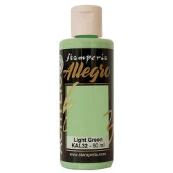 Акрилна боя Stamperia Allegro - Light green - 60 мл.
