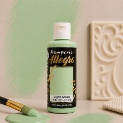 Акрилна боя Stamperia Allegro - Light green - 60 мл.