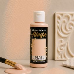 Акрилна боя Stamperia Allegro - Doll pink - 60 мл.