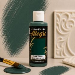 Акрилна боя Stamperia Allegro - Dark green - 60 мл.