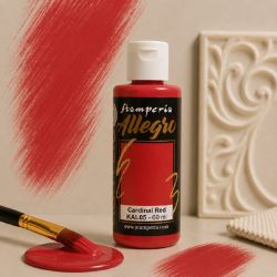 Акрилна боя Stamperia Allegro - Cardinal red - 60 мл.