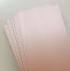 Комплект Перлен картон - Розово злато - 12,50 х 30,00 см - 25 броя