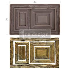 Силиконов молд - Vintage Timber Christmas - 12,7 x 20,40 см