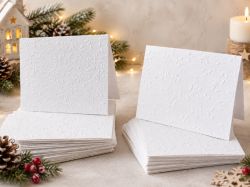 Релефни Заготовки за картички - ROMA White и  FIRENZE Ivory White - 30 бр.