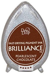 Бързосъхнещ пигментен тампон - BRILLIANCE - Pearlescent Chocolate