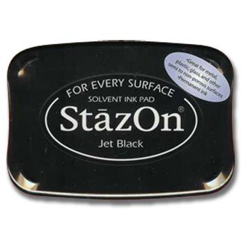 Перманентно мастило на солвентна основа - StazOn - Jet Black