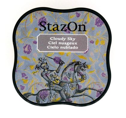 Тампон за всякаква твърда или гланцирана повърхност - StazOn midi - Cloudy Sky