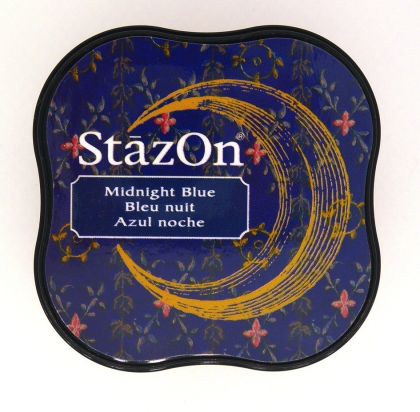 Тампон за всякаква твърда или гланцирана повърхност - StazOn midi - Midnight Blue