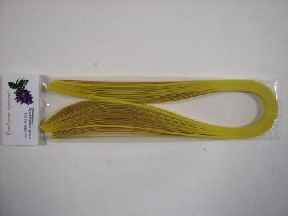 Квилинг хартия - 8мм - царевично жълт