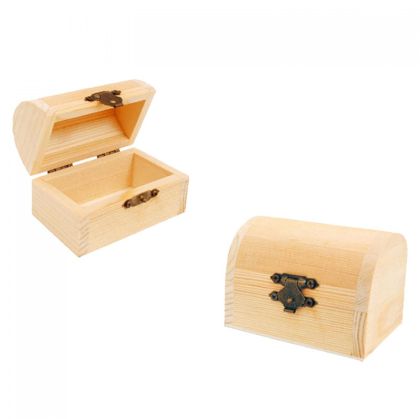 Дървена кутия – КОВЧЕЖЕ - 9,00 х 5,50 х 6,00 см.