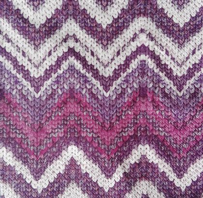 Салфетка Knitted Chevron berry