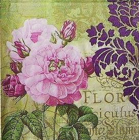 Салфетка Flora Mystique: Pink Rose 006860