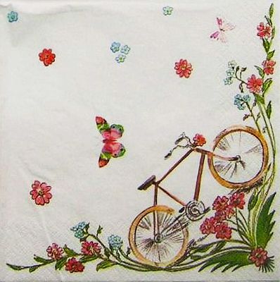 Салфетка  Blumen+Fahrrad SDOG 007701