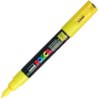 Posca PC-1M - Много тънък перманентен маркер - Жълт - 0,7 mm