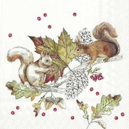 Салфетка Squirrels and berries 886100