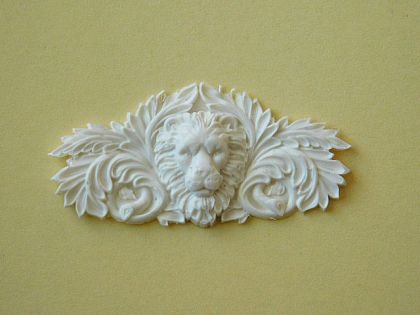 Орнамент с лъвска глава - 4,50 х 2,50 см