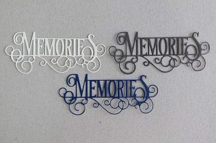 Надпис Memories - 3 бр.