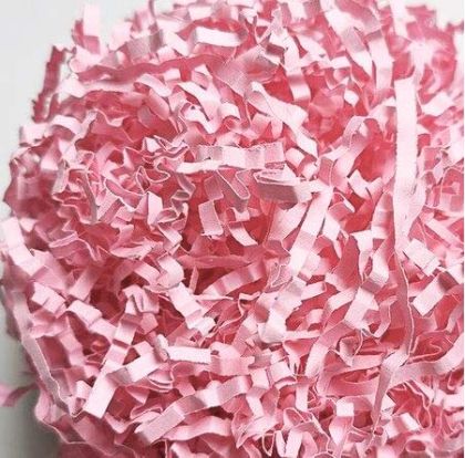 Хартиени ленти за декорация  гофрирани - Розово