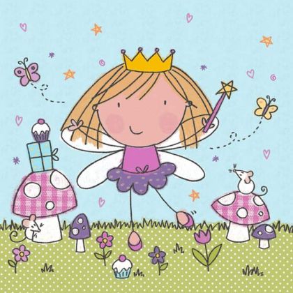 Салфетка Little Princess with Magic Wand 027201