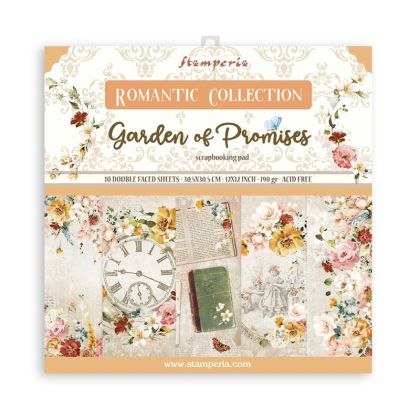 Комплект дизайнерска хартия - Garden of Promises - 10 листа