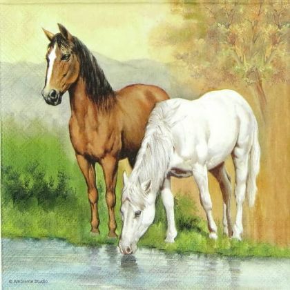 Салфетка Horses 13309345