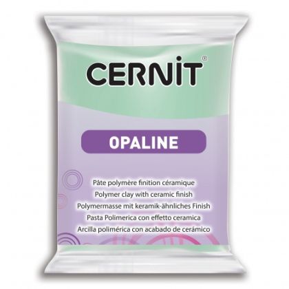 Полимерна глина CERNIT Opaline - Mint Green- 56 гр.