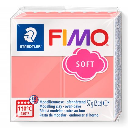 Полимерна глина Fimo Soft - Pink Grapefruit - 57 гр.