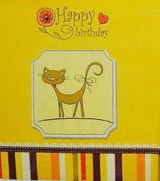 Салфетка Happy Birthday Cat