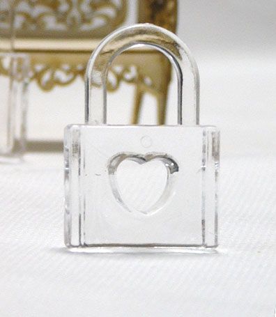 Акрилен Катинар със сърце - 5 бр.