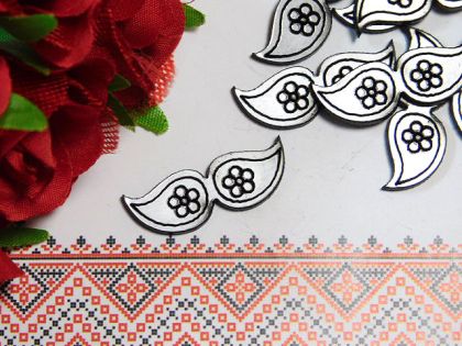 Пафти Сребро - 5 бр.