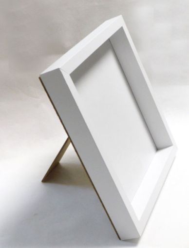 Бяла 3D дълбока Рамка - 25,00 х 25,00 х 3,00 см