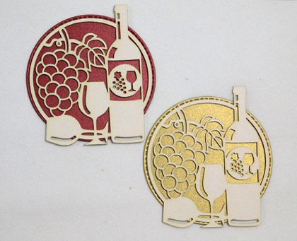 Наздраве - вино с чаши - 2 бр