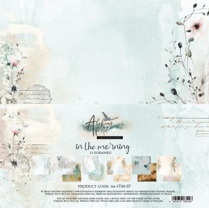 Комплект дизайнерска хартия - In the Morning - 6 листа