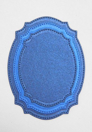 Рамки Перла - Тъмно синьо микс - 8 бр 