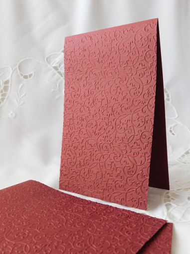 Релефни Заготовки за картички - Бордо - 5 бр.