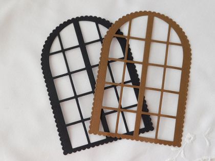 Прозорец - Черно и Кафяво - 2 бр.